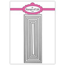 The Stamps of Life Slimline Dotted Rectangles Die Set