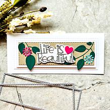 The Stamps of Life Slimline Stitched Rectangles Die Set