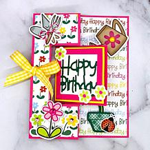 The Stamps of Life Square Flip It Sentiment Die Set