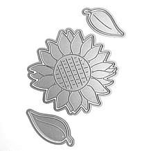 The Stamps of Life Sunflower Shaped Card Fold-it Die Set