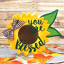 The Stamps of Life Sunflower Shaped Card Fold-it Die Set