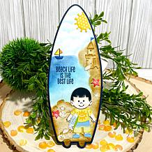 The Stamps of Life Surfboard Slimline Shaped Card Fold-it Die Set