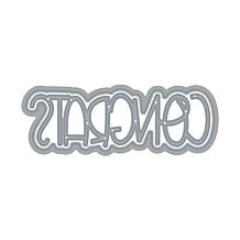 The Stamps of Life Tall and Skinny Congrats Word Die Set