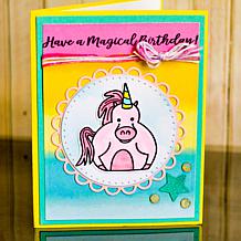 The Stamps of Life Unicorn Pudgie Stamp and Die Combo Pack