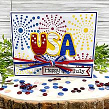 The Stamps of Life USA Shaped Card Fold-it Die Set