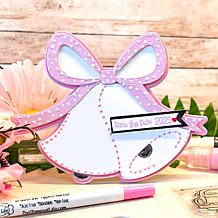 The Stamps of Life Wedding Bells Shaped Card Fold-it