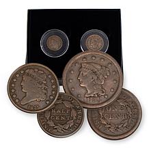The United States Mint's First Coins - Half Cent and Large Cent