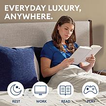 Therahaus by Therapedic Heated Blanket, Queen, Ivory