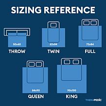 Therahaus by Therapedic Heated Mattress Pad Queen 60x80"