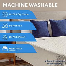 Therahaus by Therapedic King Size Heated Blanket, Ivory