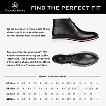 Thomas & Vine Men's Keegan Plain Toe Leather Chukka Boot