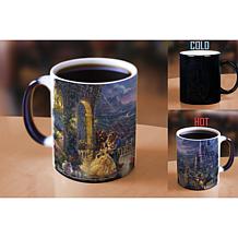 Thomas Kinkade Disney Beauty and the Beast Heat-Sensitive Morphing Mug