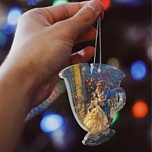 Thomas Kinkade Disney Hanging Print - Beauty and the Beast Dancing