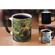 Thomas Kinkade Disney Mickey and Minnie in Ireland Heat-Sensitive Mug