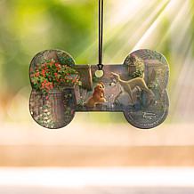 Thomas Kinkade Disney Shaped Acrylic Hanging Print - Lady & the Tramp