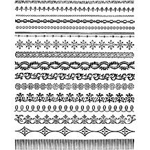 Tim Holtz Cling Stamps 7" x 8.5" - Ornate Trims