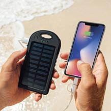 TKO 5,000 mAh Solar Charging Power Bank