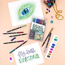 Tombow Dual Brush Pen Art Markers - Dragons 10-Pack