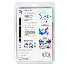 Tombow Dual Brush Pen Art Markers - Mermaids Palette 10-Pack