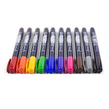 Tombow Fudenosuke Color Brush Pens 10-pack