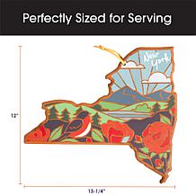 Totally Bamboo Summer Stokes State-Shaped Cutting Board