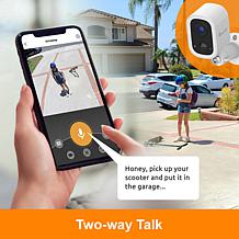 Toucan 2-pack 2K Wireless Cameras with 2 Solar Panels