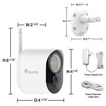 Toucan Security Floodlight Cam with Radar Motion Detection