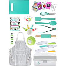 Tovla Jr. Kids Cooking and Baking Gift Set with Storage Case