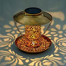 Tower Hill by Christie Brinkley Solar Light Bird Feeder