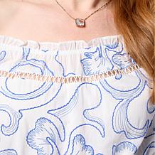 TowerHill by Christie Brinkley Embroidered Dress