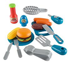 Toy Time BBQ Grill Kid's Play Kitchen Set