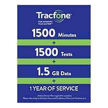 Tracfone Moto G Play 6.5" with 1500 Talk/Text/Data & 5K mAh Power Bank