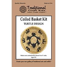 Traditional Craft Kits Coiled Basket Kit - Turtle Design