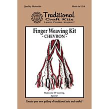 Traditional Craft Kits Finger Weaving Kit - Chevron Design
