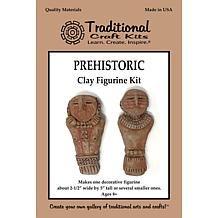 Traditional Craft Kits Prehistoric Clay Figurine Kit