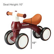 Trimate Baby Walker Balance Bike with 4 Wheels