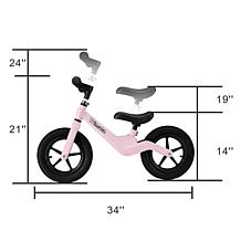 Trimate Toddler Balance Bike, Pink No Pedal Sport Bike