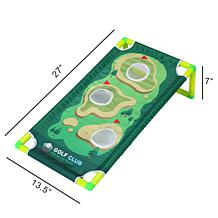 Trimate Toddler Golf Set with 2in1 Cornhole Board