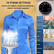 True & Tidy 9-Setting Upright Garment Steamer with Shut-Off System