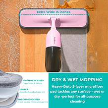 True & Tidy SPRAY-360 Clean Everywhere Spray Mop Kit