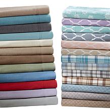 True North by Sleep Philosophy Micro Fleece Sheet Set - Khaki - Queen