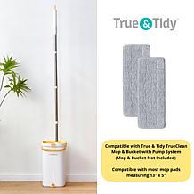 True Tidy Mop Pad Replacement Set, 2-Pack, 13" x 5"
