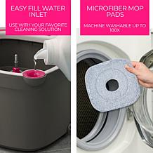 TrueClean Mop & Bucket System with Silicone Floor Sweeper