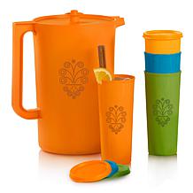 Tupperware® 10-piece Heritage Embossed Pitcher and Tumbler Set