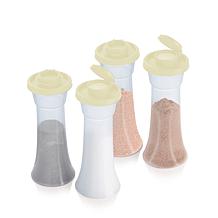 Tupperware 4-piece Hourglass Seasoning Shaker Set