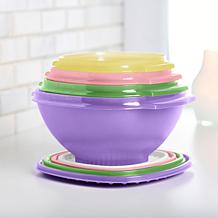 Tupperware® 8-piece Heritage Sheer Square Bowl Set