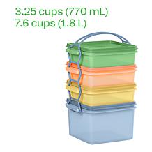 Tupperware® 9-piece Carry-All Sheer Stackable Container Set
