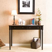 Two-Drawer Writing Desk - Black