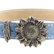 TWRHLL by Christie Brinkley Adjustable Sunflower Belt