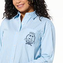 TWRHLL by Christie Brinkley Back Tie Shirt